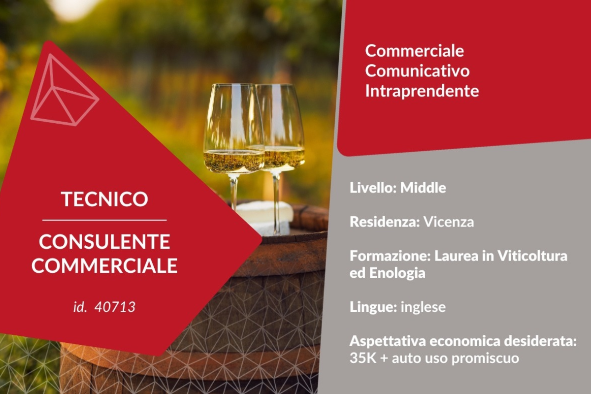 TECNICO CONSULENTE COMMERCIALE